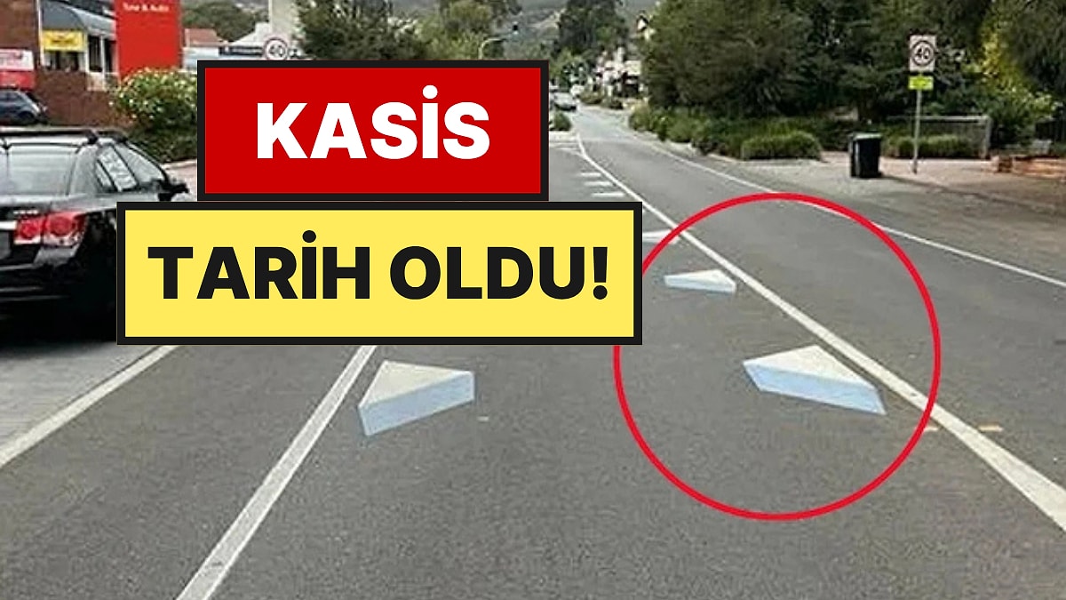 Kasis Yerine Sürücülerin Gözünü Boyayıp Bu Üçgenlerle Hızlarını Kesiyorlar