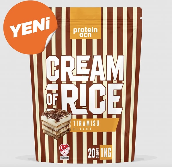 Protein Ocean tiramisu aromalı pirinç unu %33 lansman indirimiyle sizi bekliyor!