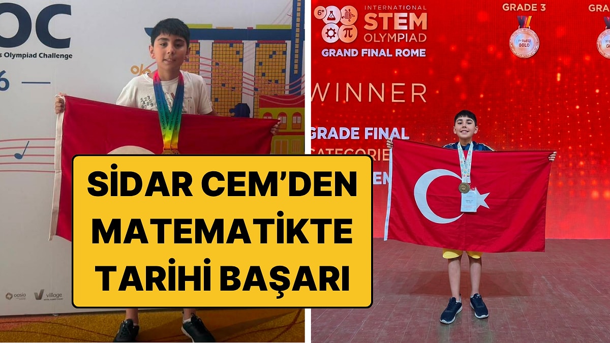 11 Yaşındaki Sidar Cem Kılagöz Peş Peşe Dünya Dereceleriyle Gururlandırdı