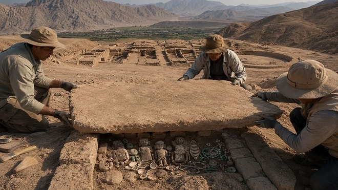 A Large Stone Was Lifted, Revealing a 3,800-Year-Old Treasure Beneath It