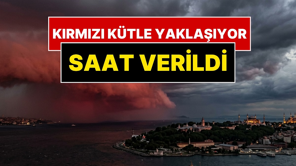 Kırmızı Kütle Yaklaşıyor: Soğuk Hava ve Yağış İçin Saat Verildi