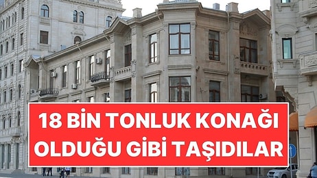 Yolu Genişletmek İçin 18 Bin Tonluk Konağı Olduğu Gibi Taşıdılar