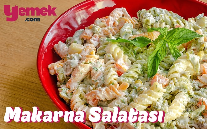 Bu Makarna Salatası Yaz Sofralarının Kurtarıcısı Olacak