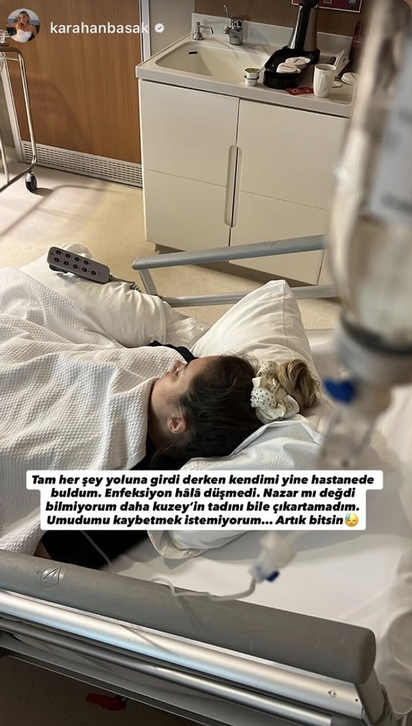 However, shortly after this period, another worrying news came from Başak Karahan.