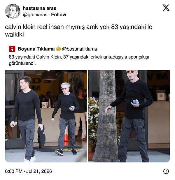 Kafada oturmadı.