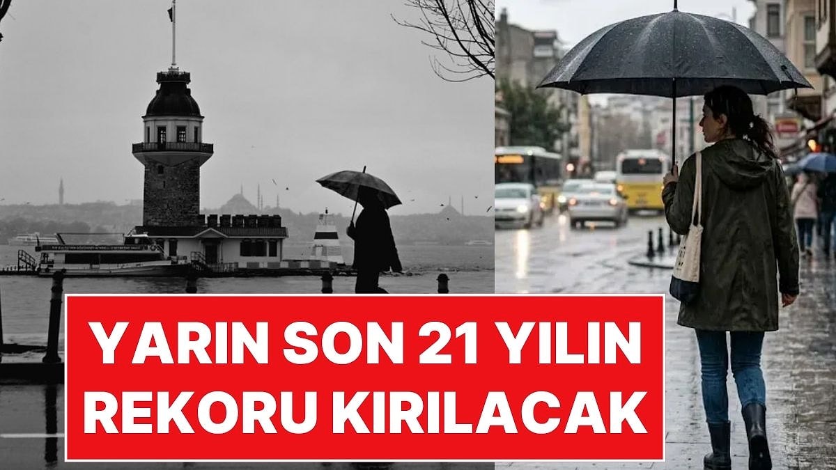 İstanbul'a Tarihi Uyarı: Sıcaklıklar 10 Derece Birden Düşecek, Cumartesi Günü Son 21 Yılın Rekoru Kırılacak
