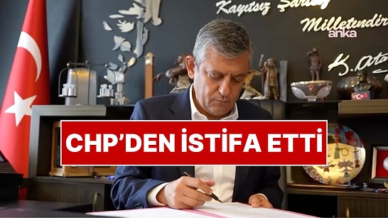 Özgür Özel CHP'den İstifa Etti: İstifa Ettiği Anlar Böyle Kaydedildi