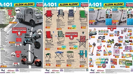 A101'e Kamp Sandalyesi Geliyor! 30 Temmuz 2026 A101 Aldın Aldın Kataloğu