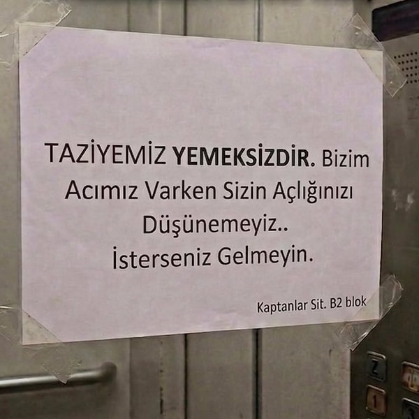 Paylaşılan yazı şu şekildeydi: