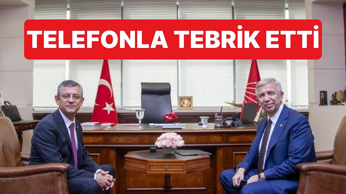 Yeni Parti'yle İlgili Tavrı Merak Edilen Mansur Yavaş'tan Özgür Özel'e Tebrik Telefonu Geldi