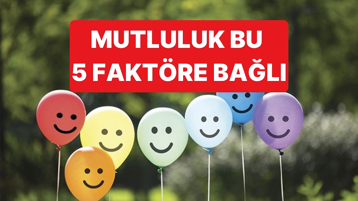66 Ülkede Yapılan Araştırmaya Göre Mutluluk İçin 5 Faktör Çok Önemli
