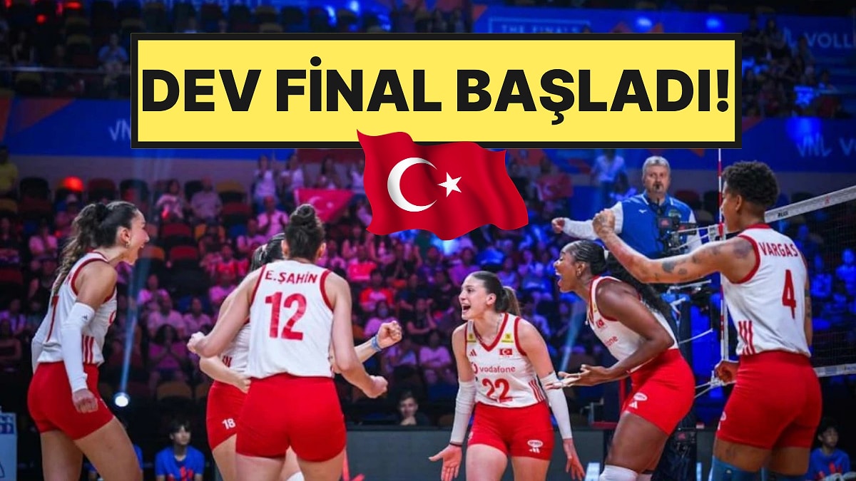 Filenin Sultanları Şampiyonluk İçin Sahada: Türkiye - Brezilya Final Maçı Başladı!