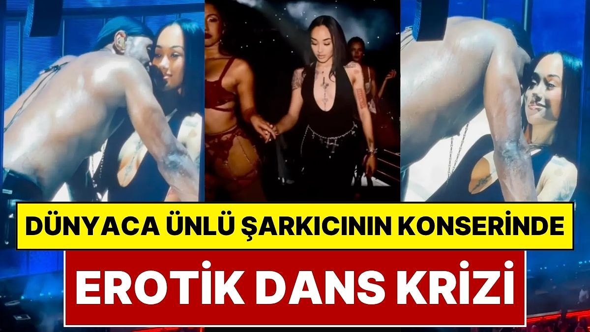 Usher Konserinde İlginç Anlar: Erotik Dansına Karşılık Vermeyen Hayranını Sahneden Kovdu!