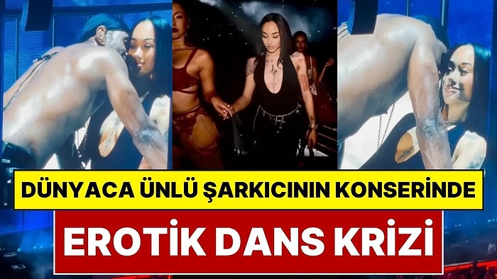 Usher Konserinde İlginç Anlar: Erotik Dansına Karşılık Vermeyen Hayranını Sahneden Kovdu!