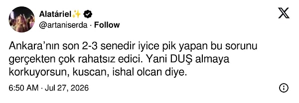 İshal şikayetleri de artmış durumda.