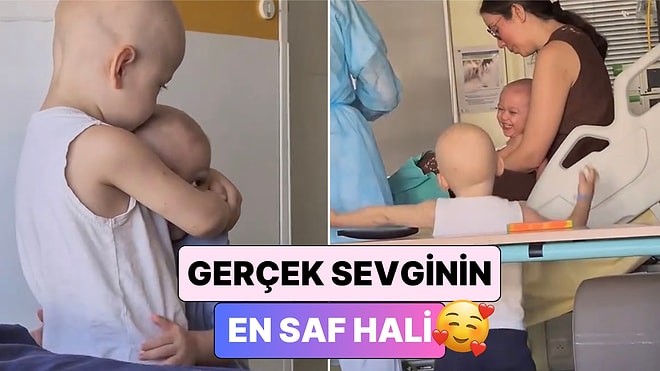 Farklı Dilleri Konuşan İki Minik Çocuğun Hastanede Birbirine Destek Olduğu Anlar Yüreklere Dokundu