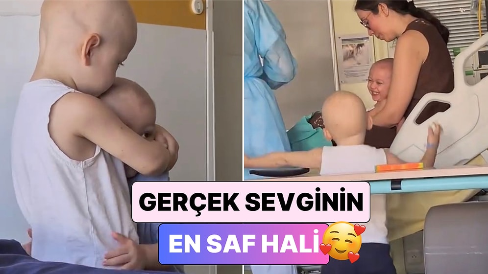 Farklı Dilleri Konuşan İki Minik Çocuğun Hastanede Birbirine Destek Olduğu Anlar Yüreklere Dokundu