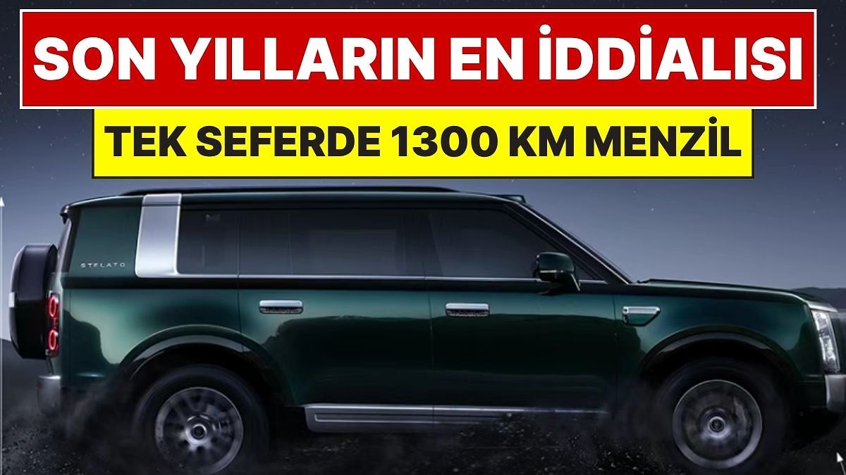 Huawei'den Tek Şarjla 1.300 Kilometre Giden Arazi Canavarı: Stelato G9 Sahneye Çıktı