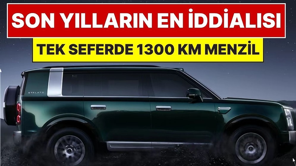 Huawei'den Tek Şarjla 1.300 Kilometre Giden Arazi Canavarı: Stelato G9 Sahneye Çıktı