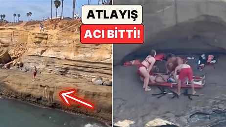 Tehlikeli Atlayış Acı Bitti: Kayalıklara Çarpan Gencin Kalçası Kırıldı!