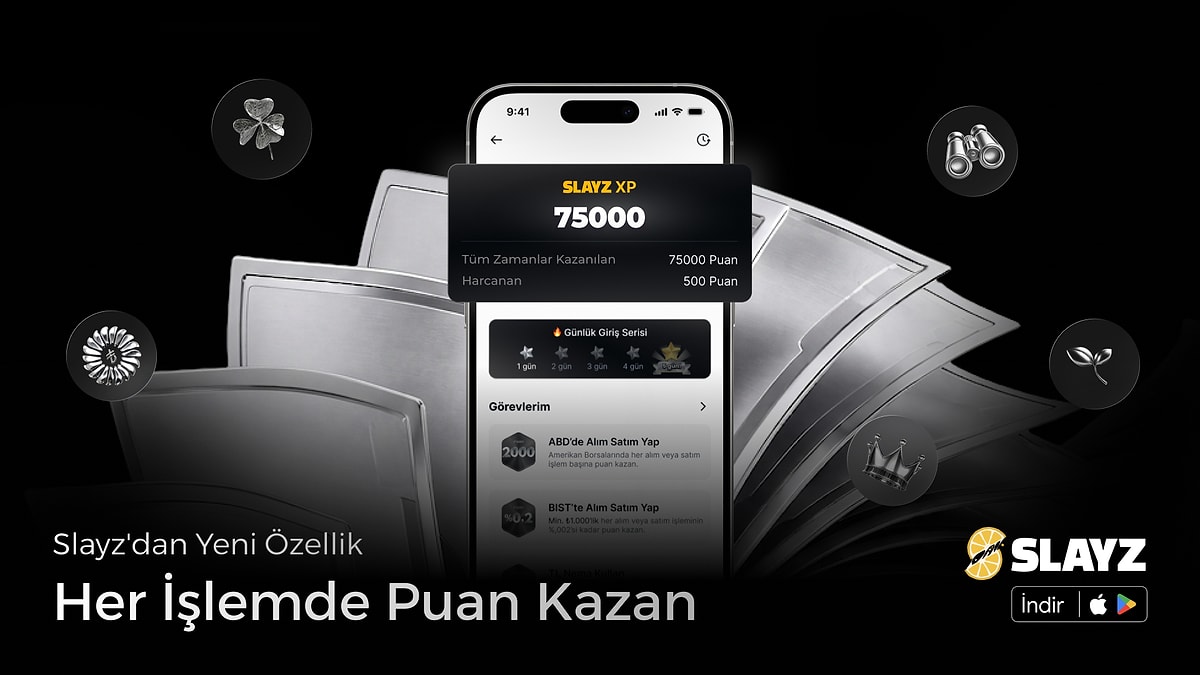 Slayz'dan Yatırım Alışkanlığını Destekleyen Yeni Ödül Sistemi