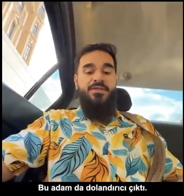İstanbul'da taksiye binmek isteyen bir turist yaşadıkları karşısında şaşkınlığını gizleyemedi.