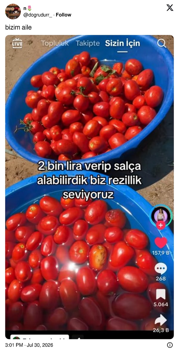 Öyle deme...