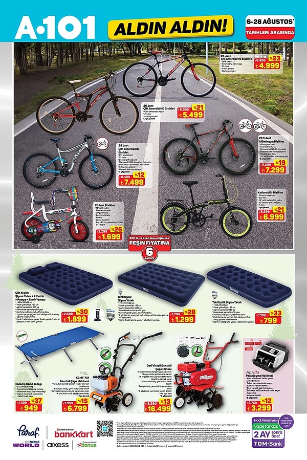 26 Jant Tek Amortisörlü Bisiklet 4.999 TL