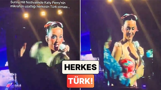 Manifest'in de Sahne Aldığı Sunny Hill Festivali'nde Katy Perry'nin Mikrofon Uzattığı Herkes Türk Çıktı