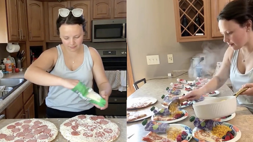 Cooking at Scale: Mom of 12 Shares Massive Meal Preparation Process on Social Media
