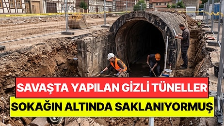 İnşaat Kazısında Kazara Keşfettiler: Gizli Tüneller Toprağın Altında Yıllardır Saklı Kalmış