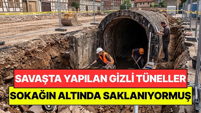 İnşaat Kazısında Kazara Keşfettiler: Gizli Tüneller Toprağın Altında Yıllardır Saklı Kalmış
