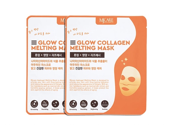 MJCARE Glow Collagen eriyen hidrojel kolajen maske 2'li paket %53 indirimle 589,90 TL yerine 274,95 TL!