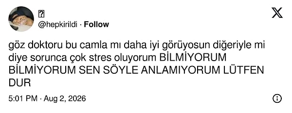 Bu gerginliği yaşamayan yok...