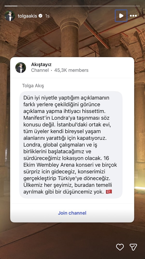 Tolga Akış'ın Açıklaması👇