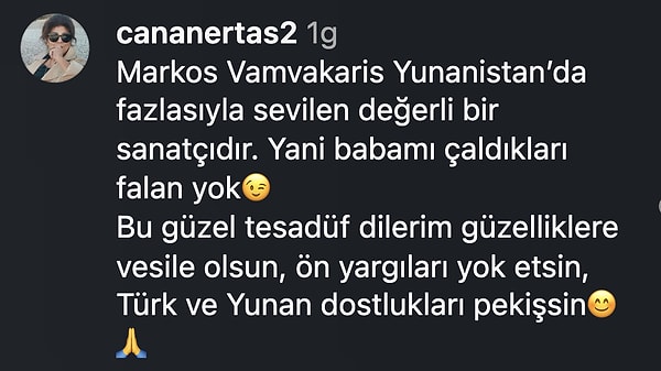 Paylaşımın altına Neşet Ertaş'ın kızı Canan Ertaş şu yorumla katıldı.