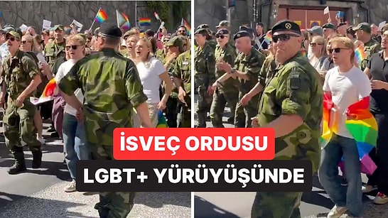 İsveç Ordusu, Stockholm'deki LGBT+ Onur Yürüyüşü'ne Katıldı
