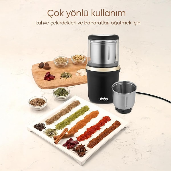 Taze çekilmiş kahvenin veya lezzetli taze baharatların yerini hiçbir şey tutamaz.