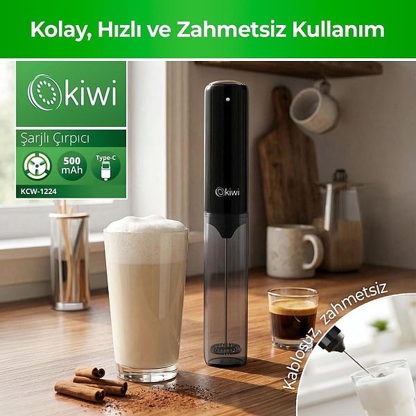 Mutfak tezgahında priz aramak ya da mikserin kablosuna dolanmak cidden sinir bozucu.