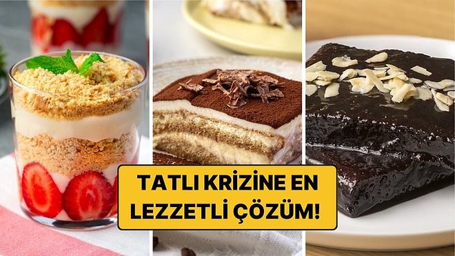 Tatlı Severlerin Karşı Koyamayacağı 6 Şahane Tatlı Tarifi