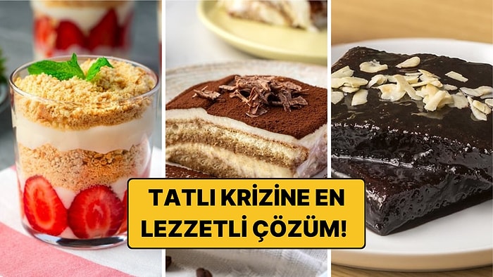 Tatlı Severlerin Karşı Koyamayacağı 6 Şahane Tatlı Tarifi