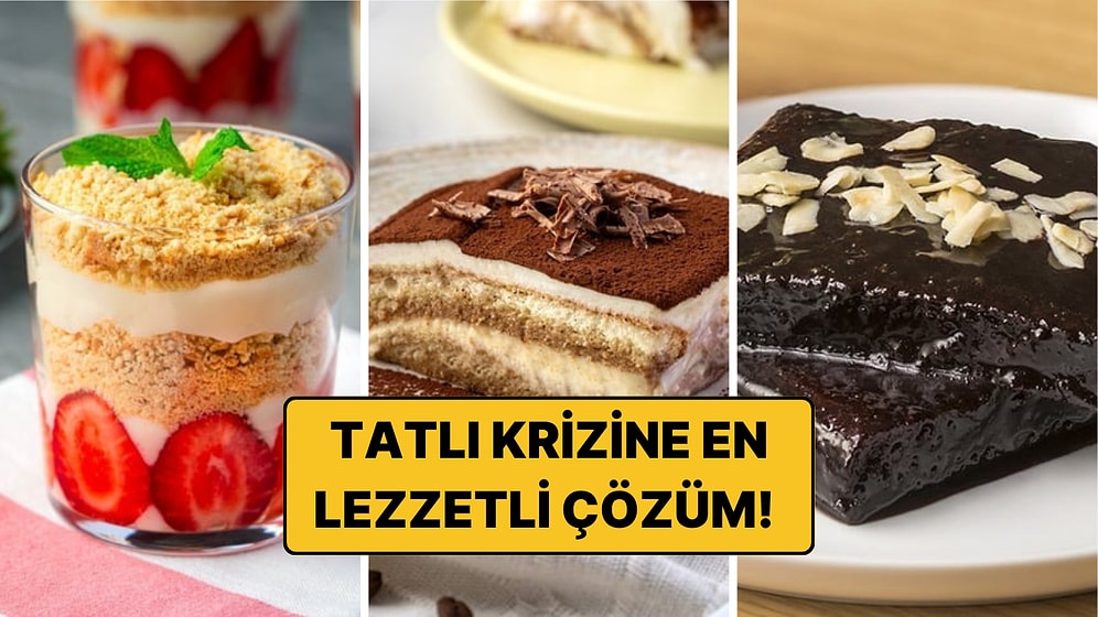 Tatlı Severlerin Karşı Koyamayacağı 6 Şahane Tatlı Tarifi