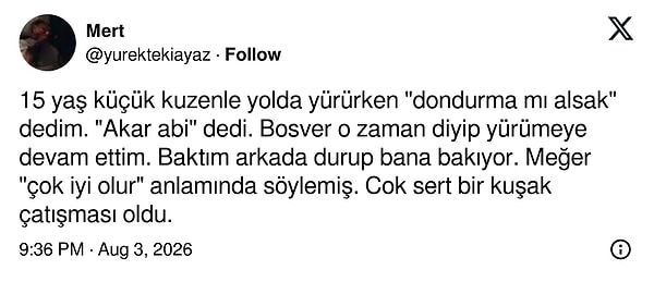 Devam edelim.