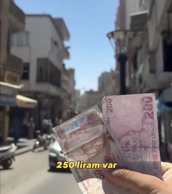250 TL gibi kısıtlı bir bütçeyle iki kişiyi doyurmaya yetiyor