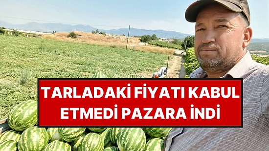 Manisa'da Hasat Zamanı: Tarladaki Fiyatı Beğenmeyince Çözümü Kendi Buldu