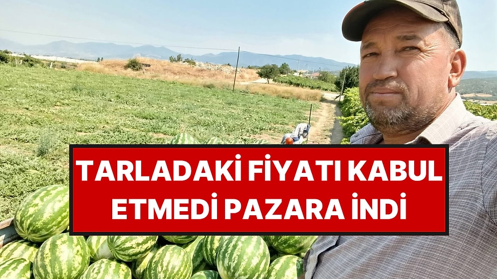 Manisa'da Hasat Zamanı: Tarladaki Fiyatı Beğenmeyince Çözümü Kendi Buldu
