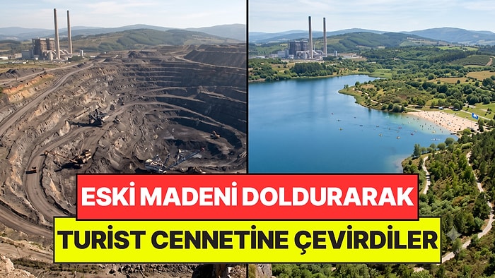 60 Yıllık Kömür Madeni Mavi Bayraklı Tatil Cenneti Oldu: 547 Milyar Litre Su Kullandılar
