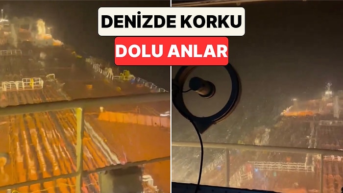 Kaptan Necati Doğan 330 Bin Tonluk Dev Geminin Gece Yarısı Yıldırım Fırtınasına Yakalandığı Anları Paylaştı