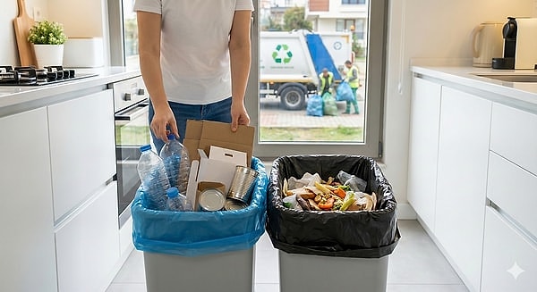 4. Çöplerin azalması tüketimin de yavaşladığına işaret ediyor.
