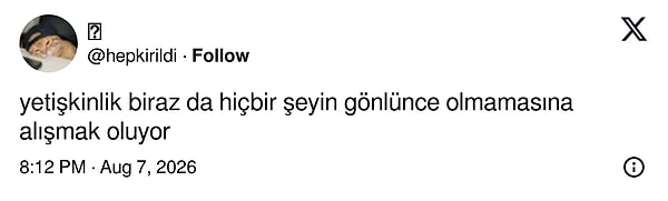Acı ama gerçek...